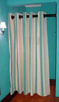 Stokaboka Surf Shop dressing room curtain